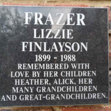 FINLAYSON Frazer Lizzie 1899-1988