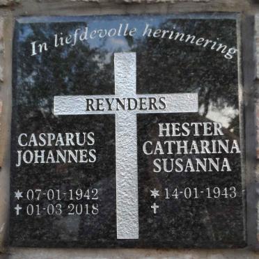 REYNDERS Casparus Johannes &amp; Hester Catharina Susanna 1943-