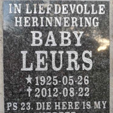 LEURS Baby 1925-2012