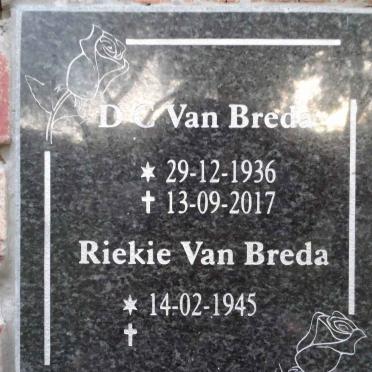 BREDA D.C., van 1936-2017 &amp; Riekie 1945-