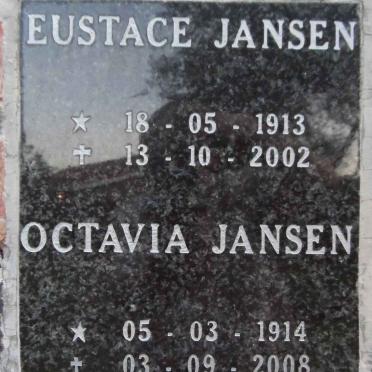 JANSEN Eustace 1913-2002 &amp; Octavia 1914-2008