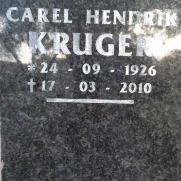 KRUGER Carel Hendrik 1926-2010