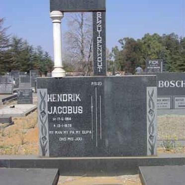 BEZUIDENHOUT Hendrik Jacobus 1914-1978