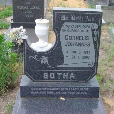 BOTHA Cornelis Johannes 1913-2003