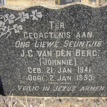 BERG J.G., van den 1941-1953