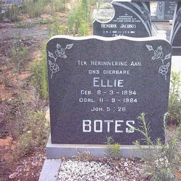 BOTES Ellie 1894-1984