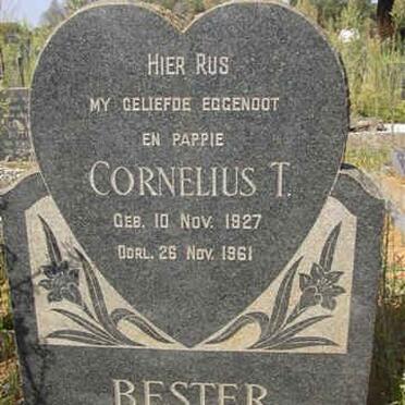 BESTER Cornelius T. 1927-1961