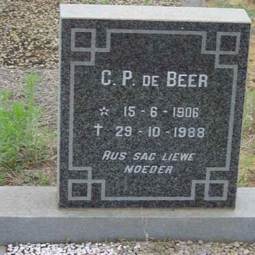 BEER C.P., de 1906-1988