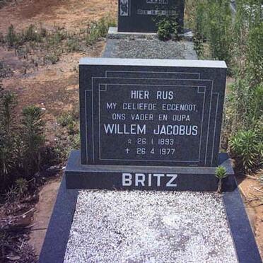 BRITZ Willem Jacobus 1893-1977