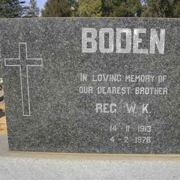 BODEN W.K. 1913-1976