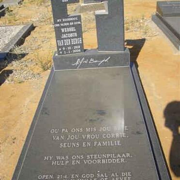 BERGE Wessel Jacobus, van den -2004