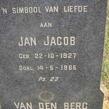 BERG Jan Jacob, van den 1927-1965