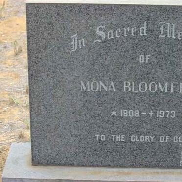 BLOOMFIELD Mona 1909-1973