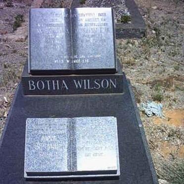 BOTHA Anna Susanna nee ERASMUS 1863-1937 :: WILSON Johanna E.M. nee BOTHA 1888-1986