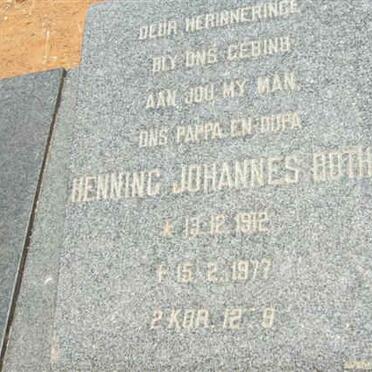 BOTHA Henning Johannes 1912-1977