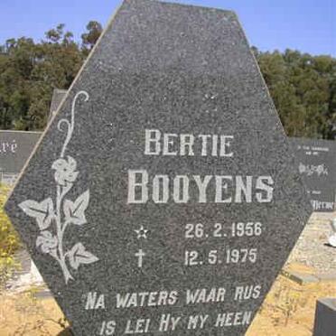 BOOYENS Bertie 1956-1975