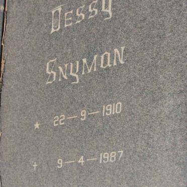 BUYS Maude :: SNYMAN Dessy 1910-1987 :: ?? Jacobus Gustavus 1903-1979 