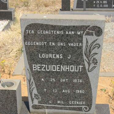 BEZUIDENHOUT Lourens J. 1936-1980