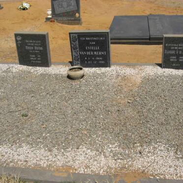 BOTHA Maria nee V.D. MERWE 1891-1983 :: VAN DER MERWE Estelle 1906-1995 :: V.D. MERWE Flossie 1889-1980
