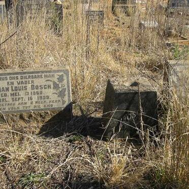 BOSCH Johan Louis 1868-1939 &amp; Aletta Elizabeth 1874-1953