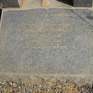COX Petronella Catharina 1891-1938