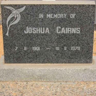 CAIRNS Joshua 1901-1979