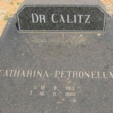 CALITZ Catharina Petronella 1913-1985