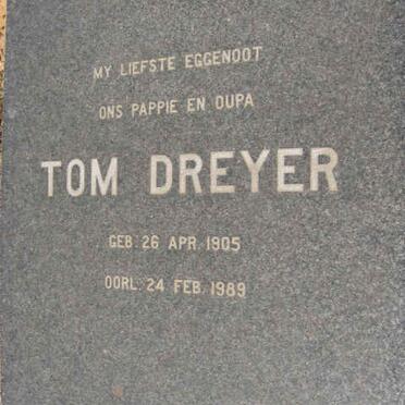 DREYER Tom 1905-1989