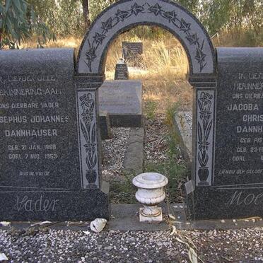 DANNHAUSER Josephus Johannes 1868-1953 &amp; Jacoba Dorothea Christina PISTORIUS 1874-1957