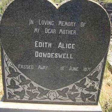 DOWDESWELL Edith Alice -1971