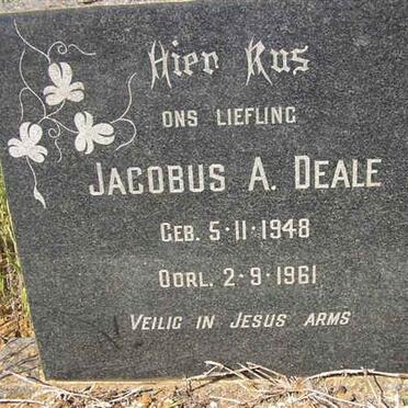 DEALE Jacobus A. 1948-1961