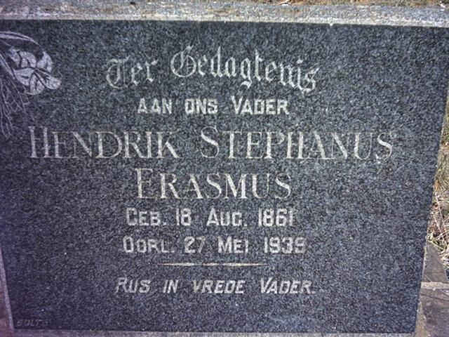 ERASMUS Hendrik Stephanus 1861-1939