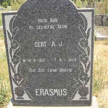 ERASMUS Gert A.J. 1931-1970