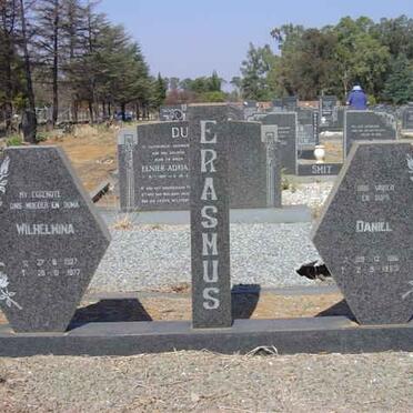 ERASMUS Daniel 1920-19?? &amp; Wilhelmina 1927-1977