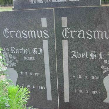 ERASMUS Abel H.I. 1908-1973 &amp; Rachel BESTER 1911-1987