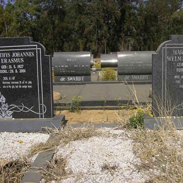 ERASMUS Matthys Johannes 1927-2001 &amp; Maria Adriana Welman 1932-1975