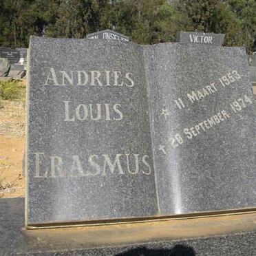 ERASMUS Andries Louis 1953-1974
