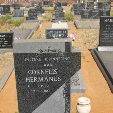 ESTERHUIZEN Cornelis Hermanus 1922-1980