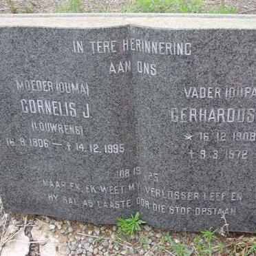 ENGELBRECHT Gerhardus C. 1908-1972 &amp; Cornelis J. LOUWRENS 1906-1995