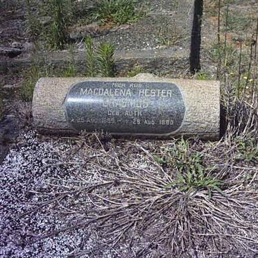 ERASMUS Balthazer Johannes 1889-1959 &amp; Magdalena Hester 1899-1980 