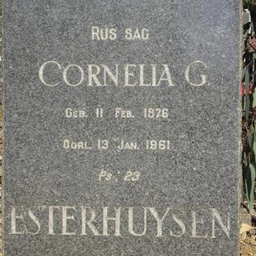 ESTERHUYSEN Cornelia G. 1876-1961