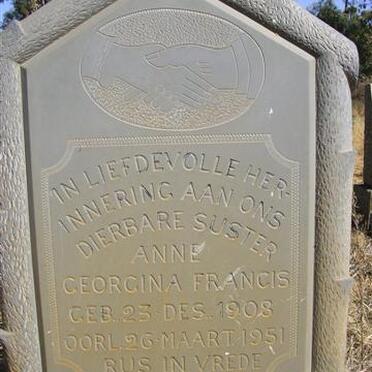 FRANCIS Anna Georgina 1908-1951
