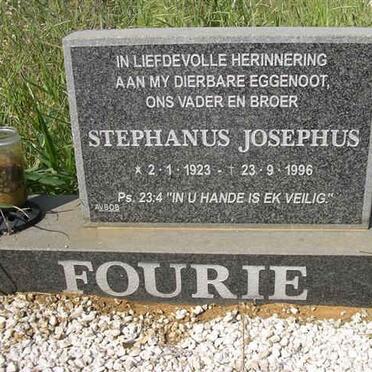 FOURIE Stephanus Josephus 1923-1996