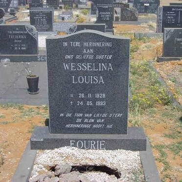 FOURIE Wesselina Louisa 1928-1993