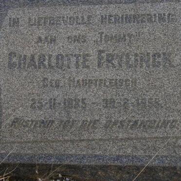 FRYLINCK Charlotte néé HAUPTFLEISCH 1885-1955