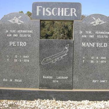 FISCHER Manfred 1940-1974 &amp; Petro 1947 -1974