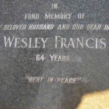 FRANCIS Wesley