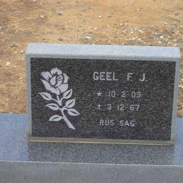 GEEL F.J. 1909-1967