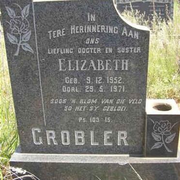 GROBLER Elizabeth 1952-1971