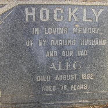 HOCKLY Alec -1952